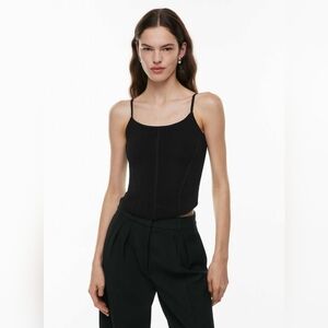 Babaton Sculpt Knit Bustier Camisole. Size M